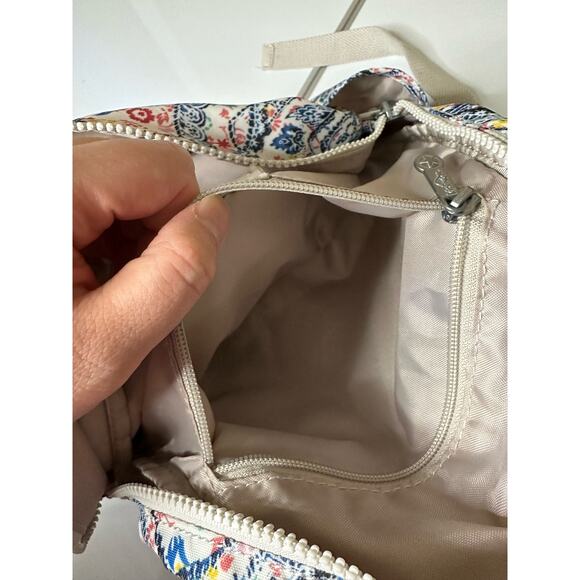 Kipling medium to small backpack purse floral, 13x8x6, for both girls & women - Picture 14 of 16